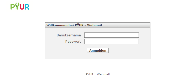 Pyur Webmailer Login